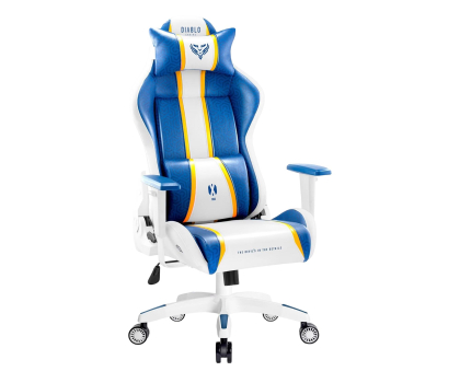 Fotel gamingowy Diablo Chairs X-ONE 2.0 SMALL SIZE AQUA BLUE